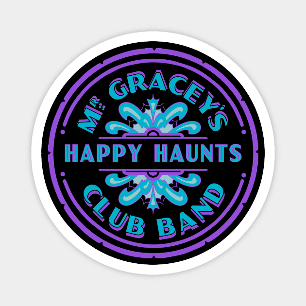 Mr. Gracey's Happy Haunts Club Band Magnet by Retroland Threads